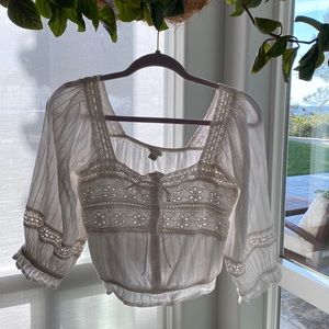 Boho crop top